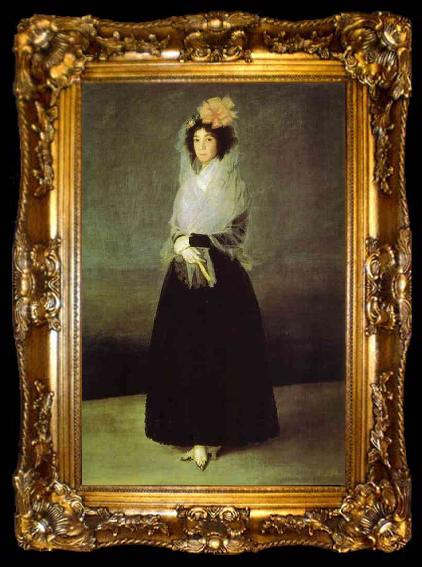 framed  Francisco Jose de Goya The Countess of Carpio, Marquesa de la Solana., ta009-2